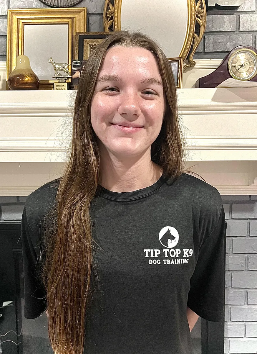 Emma Hardin, kennel technician at Tip Top K9 Humble
